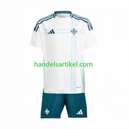 Nordirland Kinder Auswärts Trikotsatz 2024 Kurzarm